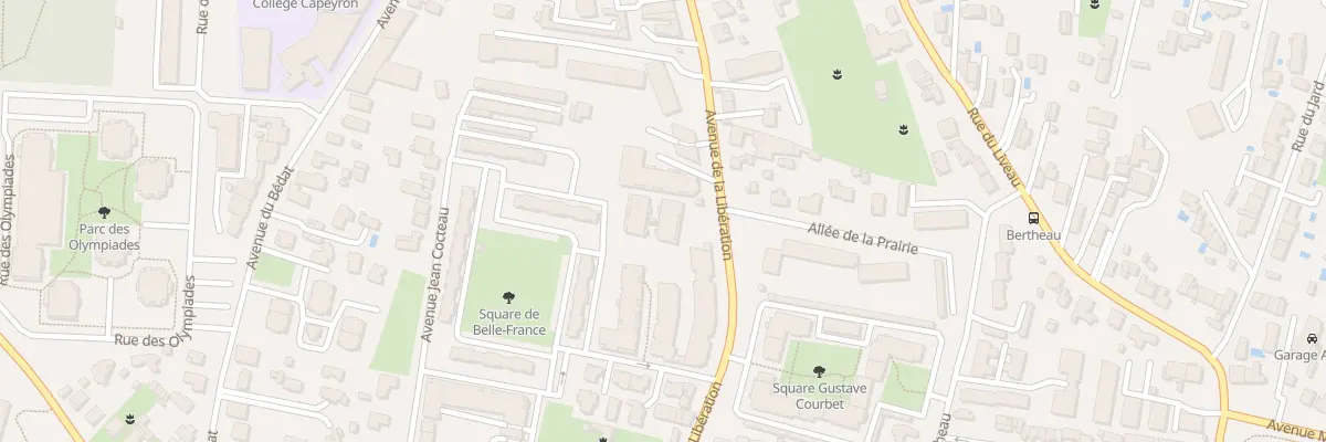 Plan du 64 Av de la Libération à Mérignac