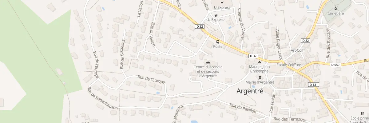 Plan du 5 Rue du Vallon à Argentré