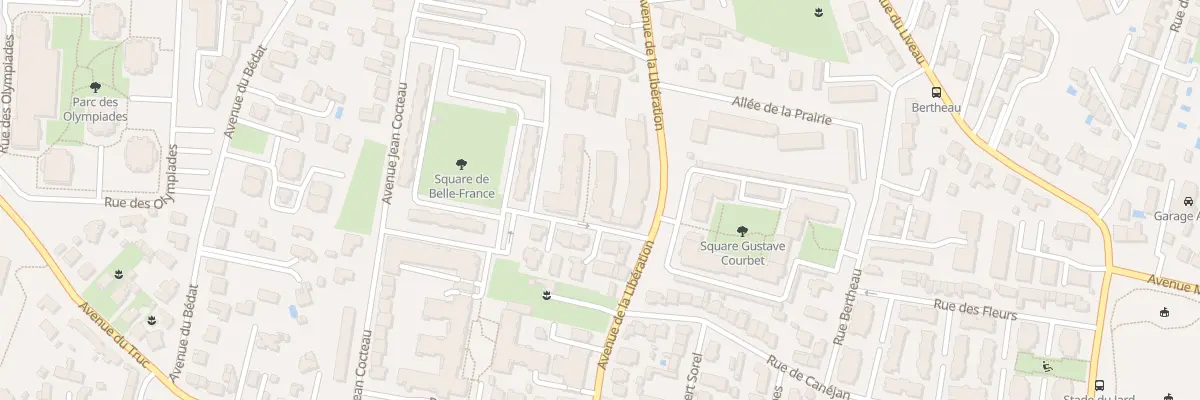Plan du 62 Av de la Libération à Mérignac