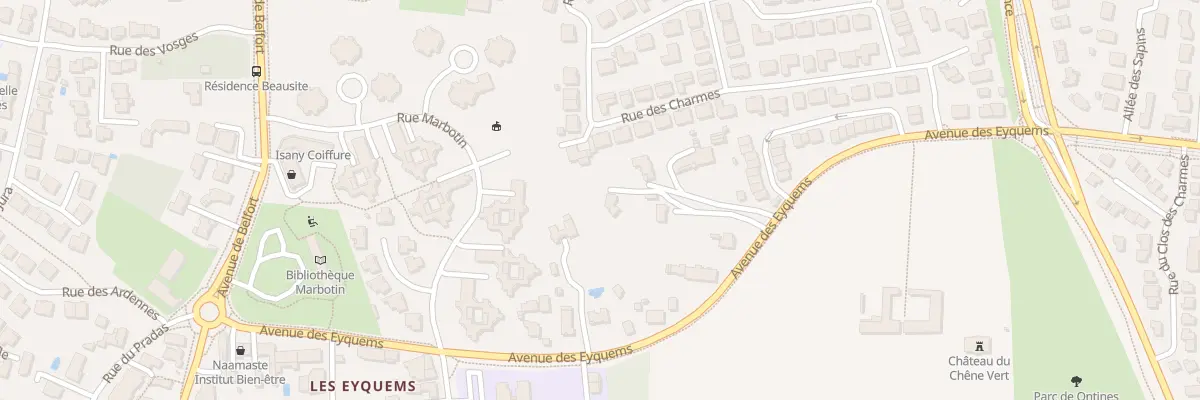 Plan du 255 Av des Eyquems à Mérignac