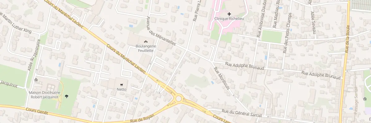 Plan du 10 Rue Pierre Loti à Saintes