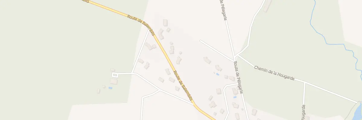 Plan du 460 Rte de Balembits à Geloux