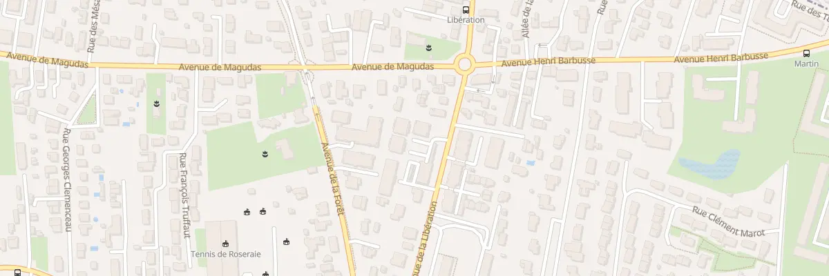 Plan du 120 Av de la Libération à Mérignac