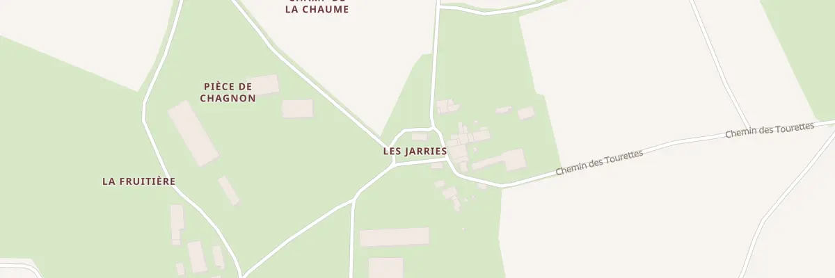 Plan du 18 Che des Tourettes à Saint-Loup