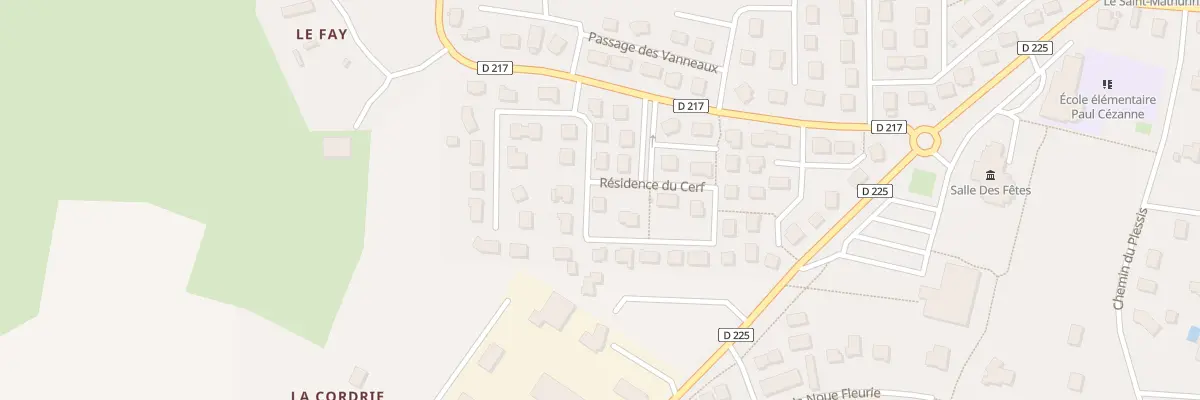 Plan du 18 Res du Cerf à Saint-Baudelle