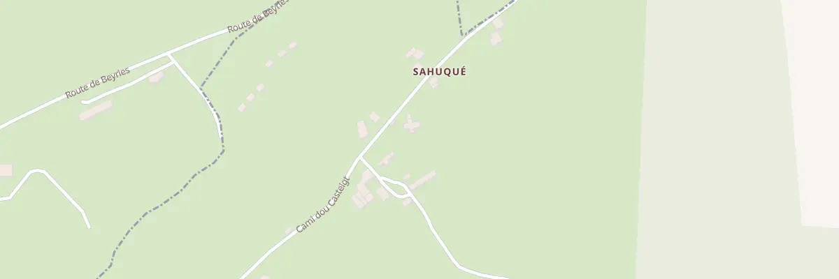 Plan du 5001F Sahuque à Beyries