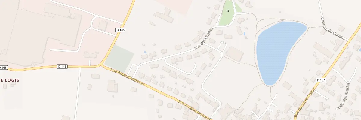Plan du 6 Rue des Chênes aux Cerqueux