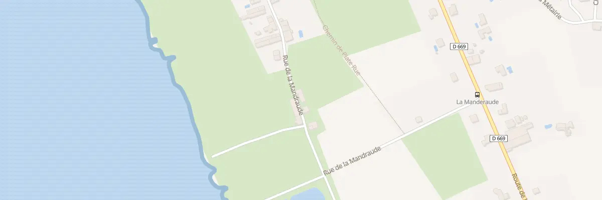 Plan du 25 Rue de la Mandraude à Plassac