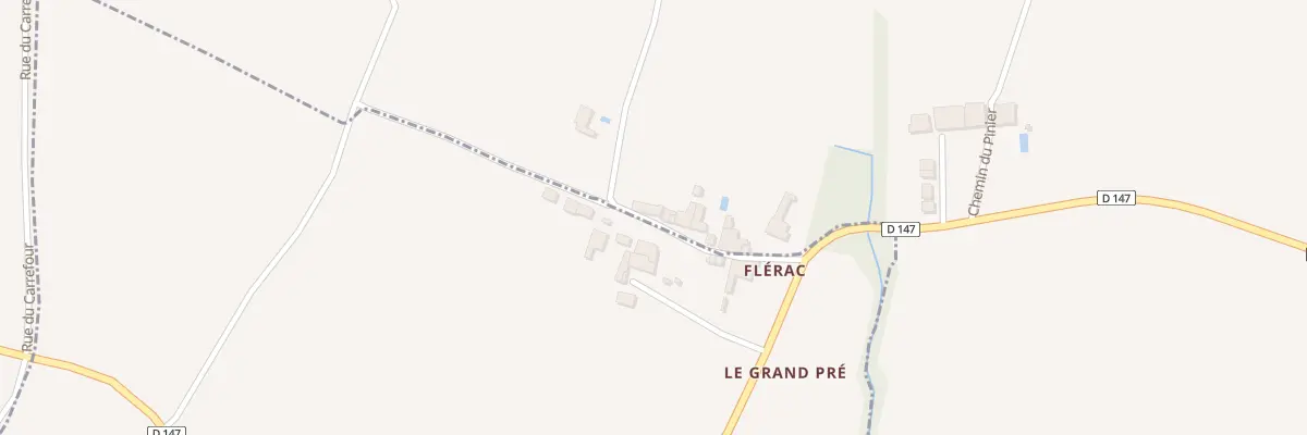 Plan du 12 Flerac à Semoussac