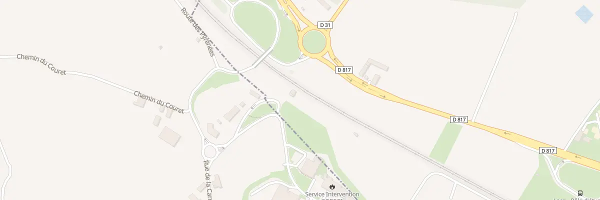 Plan du 5131 Bellevue à Lacq