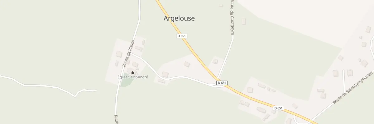 Plan du 179 Rte de Sore à Argelouse