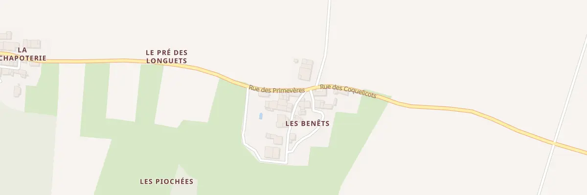 Plan du 5106 Les Benets à Torxé