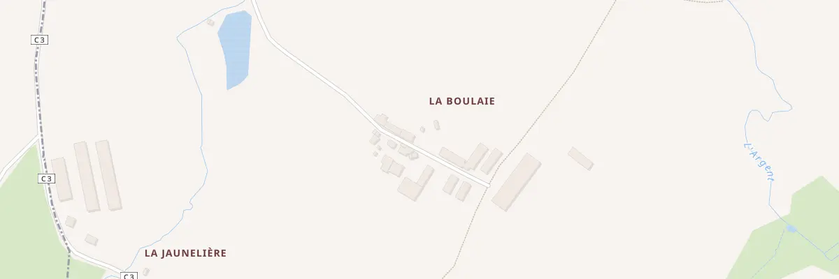 Plan du 5 La Boulaie à Cirières