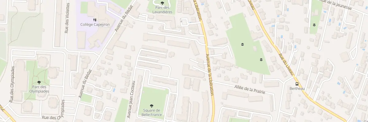 Plan du 68B Av de la Libération à Mérignac