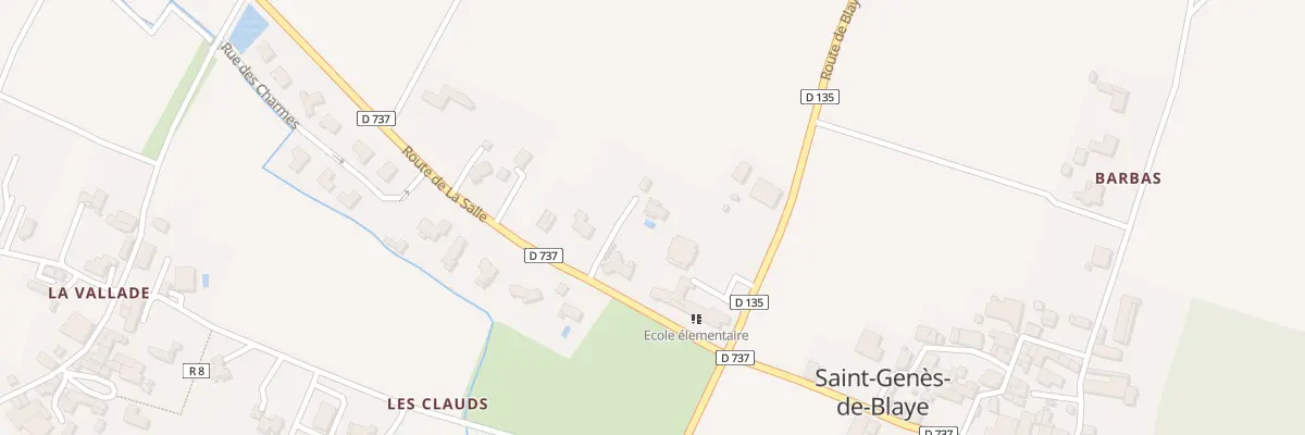 Plan du 4B La Croix Est à Saint-Genès-de-Blaye