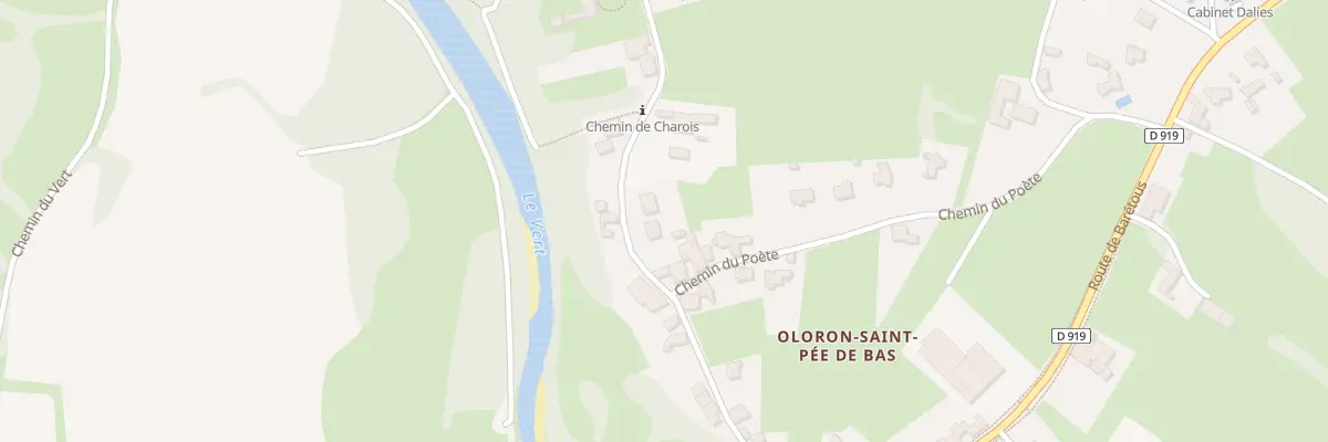 Plan du 326 Che des Charrois à Oloron-Sainte-Marie