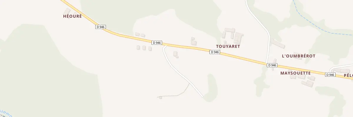 Plan du 1065 Rte D 946 à Mesplède