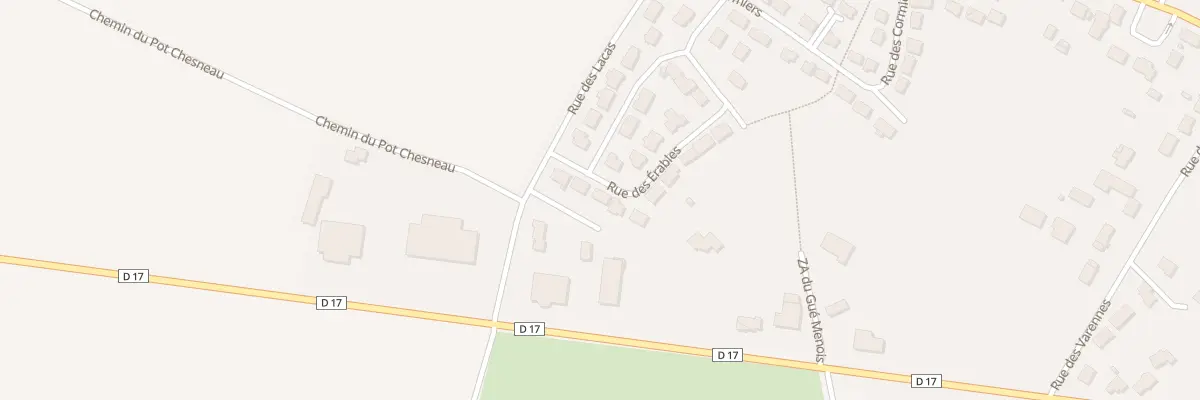 Plan du 6 Rue des Erables à Val-du-Layon