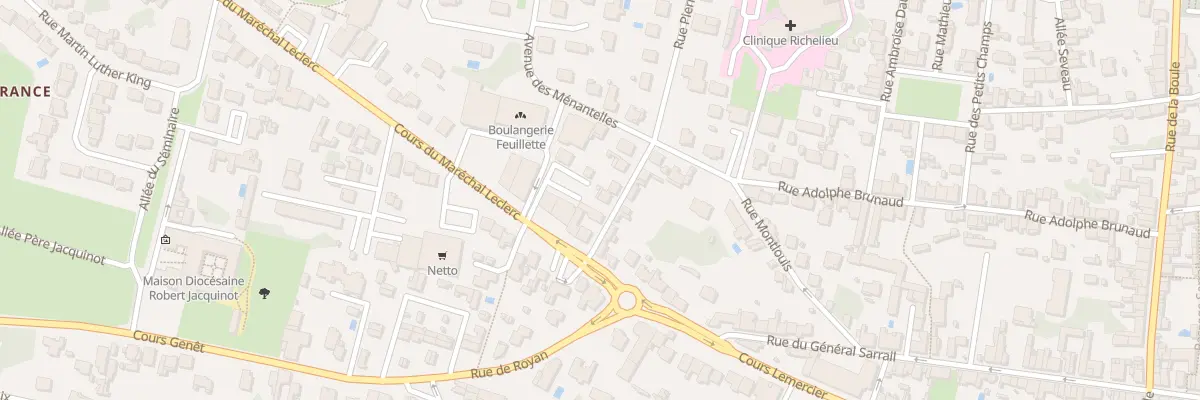 Plan du 3 Rue Pierre Loti à Saintes