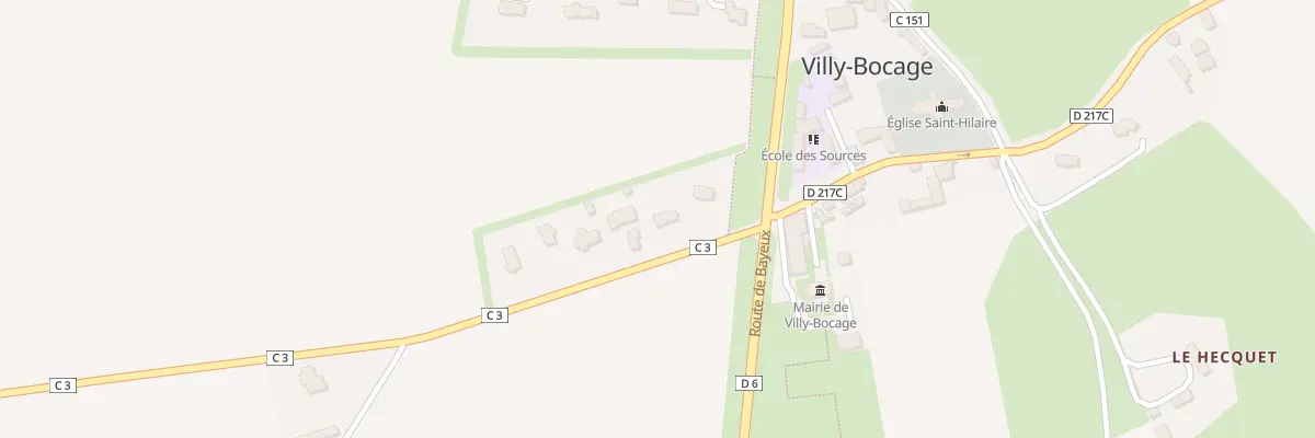 Plan du 4 Rte du Maizerais à Villy-Bocage