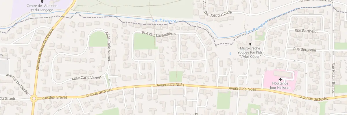 Plan du 8 Rue des Cressonnières à Pessac