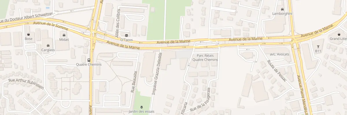 Plan du 2 Pl Gabriela Mistral à Mérignac