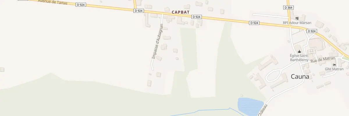 Plan du 121 Imp d’Aubagnan à Cauna
