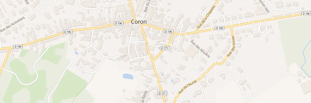 Plan du 3 Rue de la Gare à Coron