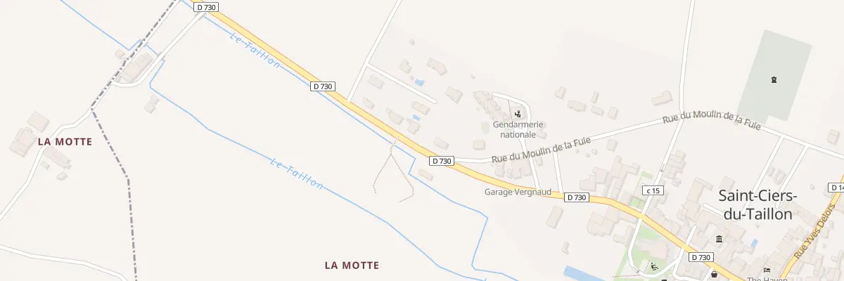 Plan du 3 Av de la République à Saint-Ciers-du-Taillon
