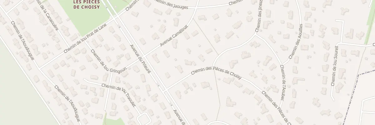 Plan du 4 Che des Pièces de Choisy à Cestas