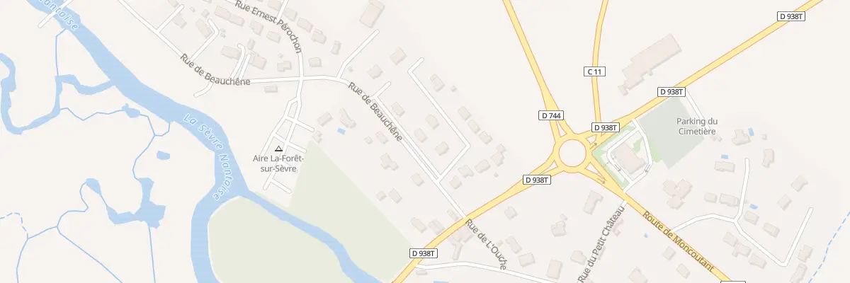 Plan du 2 Rue de Beauchene à La Forêt-sur-Sèvre