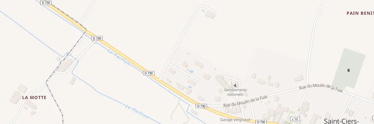 Plan du 3 Cité du Moulin de la Fuie à Saint-Ciers-du-Taillon