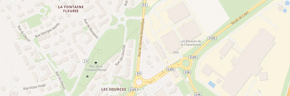 Plan du 4 Rue de l’Armee Britannique à Villers-Bocage