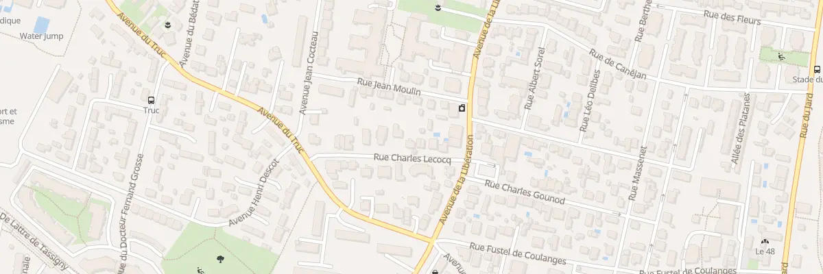 Plan du 7 Rue Charles Lecocq à Mérignac