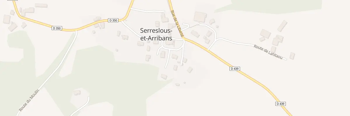 Plan du 47 Rue de l’Eglise à Serreslous-et-Arribans