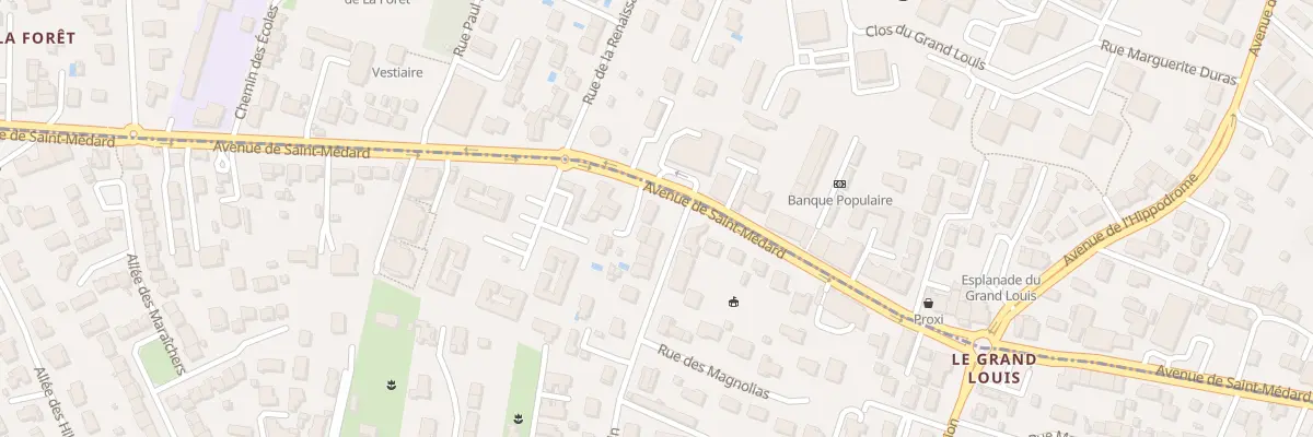 Plan du 54 Rue Pierre de Coubertin à Mérignac