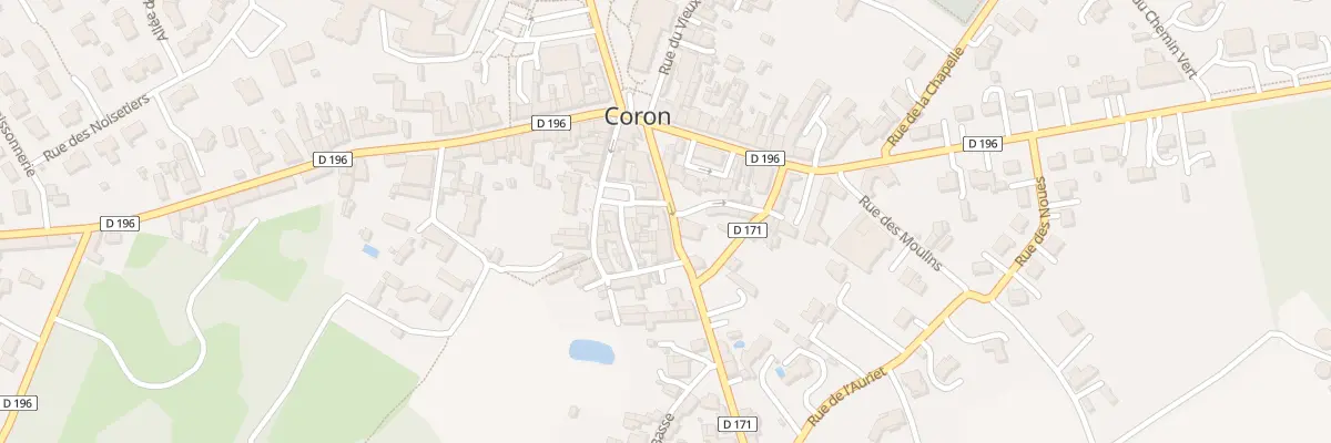 Plan du 6 Rue de la Gare à Coron