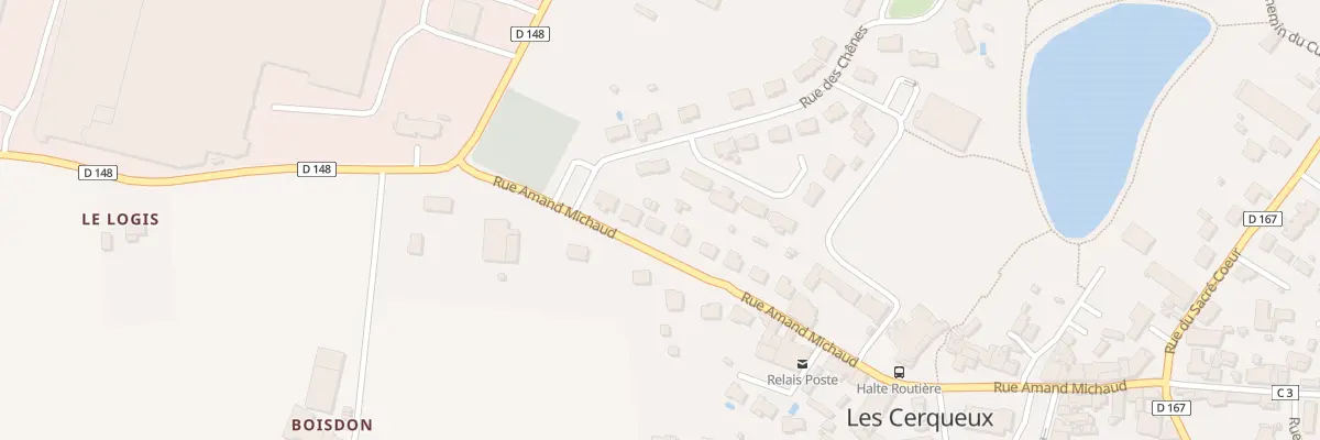 Plan du 36 Rue Amand Michaud aux Cerqueux
