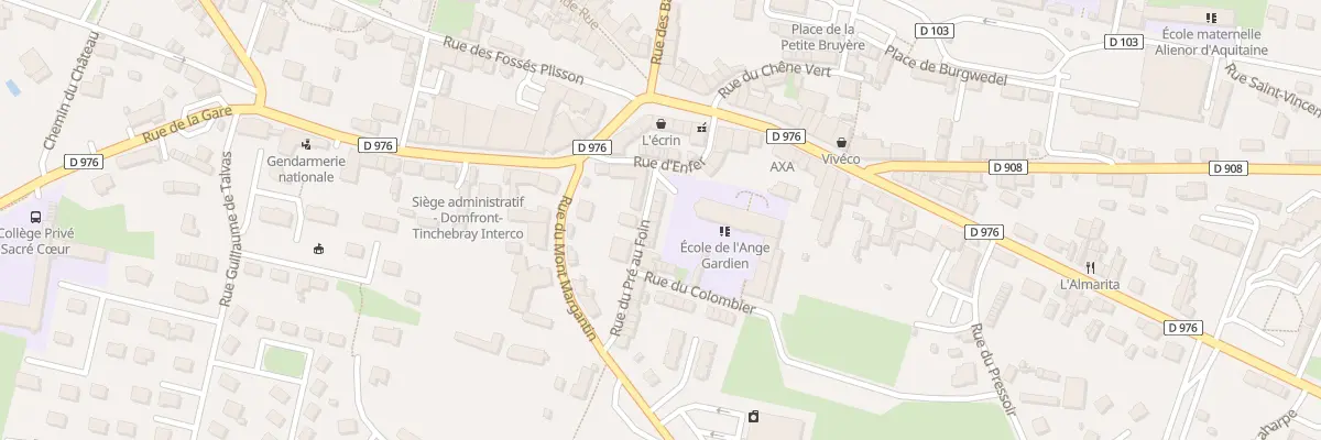 Plan du 7 Rue du Pre au Foin à Domfront en Poiraie