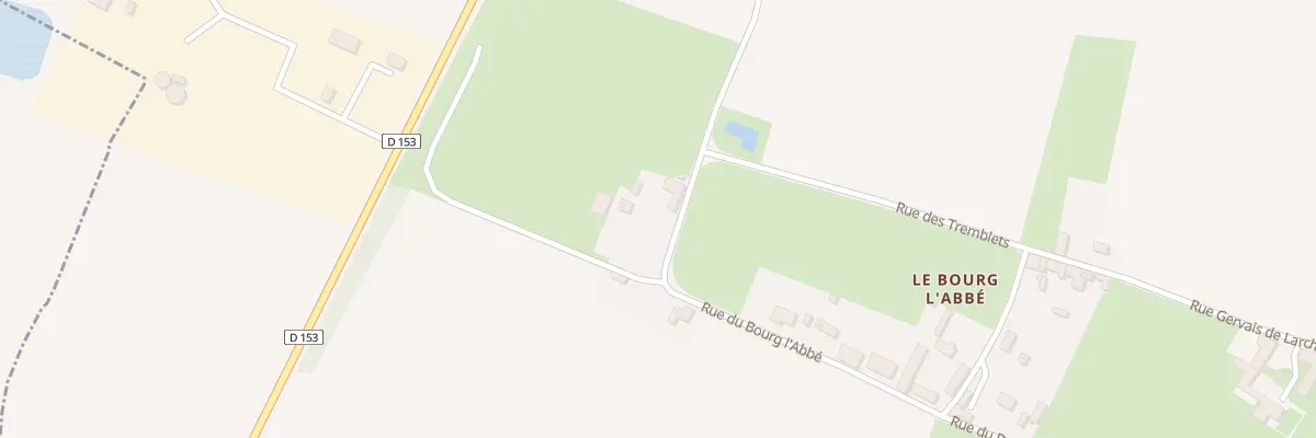Plan du 587 Rue du Bourg L’Abbé à Vaux-sur-Seulles