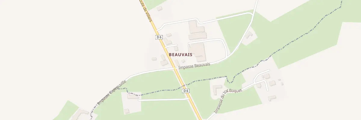Plan du 5080 Beauvais à Longvillers
