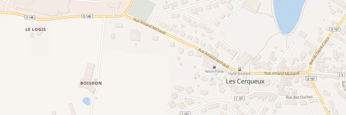 Plan du 33 Rue Amand Michaud aux Cerqueux