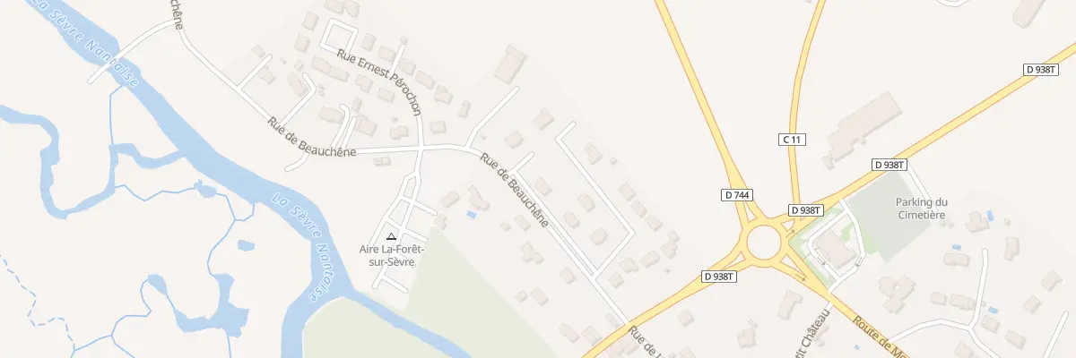 Plan du 8 Rue de Beauchene à La Forêt-sur-Sèvre