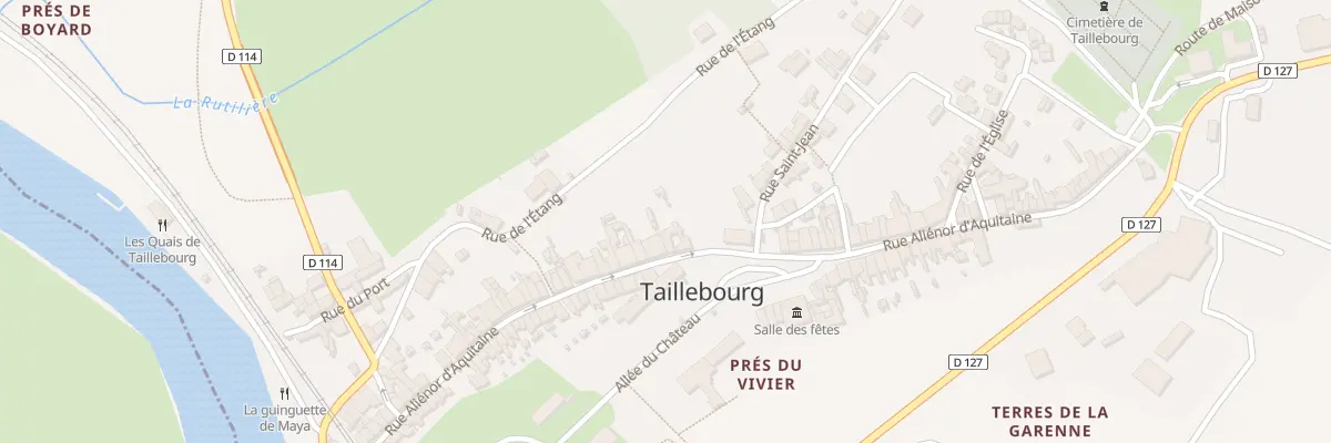 Plan du 63 Rue Alienor d’Aquitaine à Taillebourg