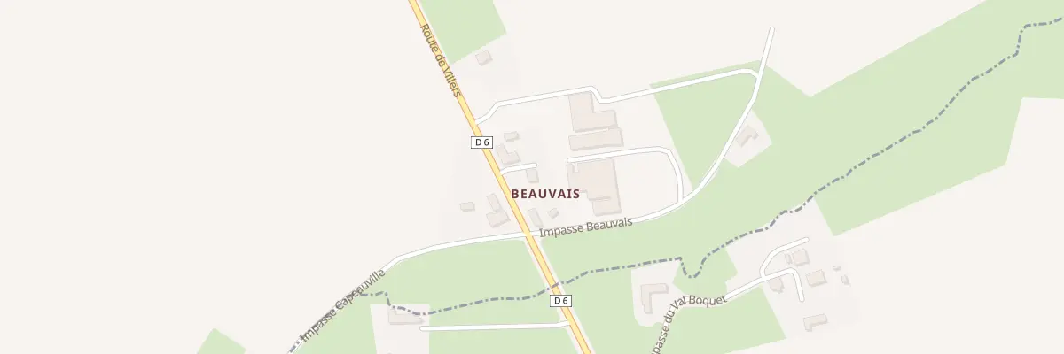 Plan du 5126 Beauvais à Longvillers