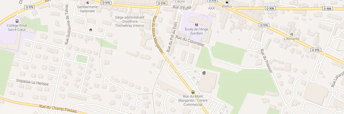 Plan du 21 Rue du Pre au Foin à Domfront en Poiraie