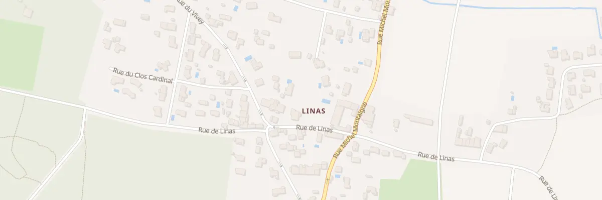 Plan du 95 Rue de Linas à Blanquefort
