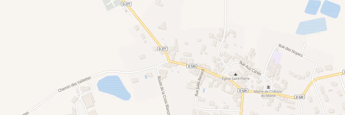 Plan du 2 Rte de Martigné à Châlons-du-Maine