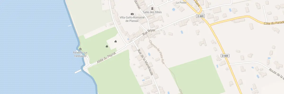 Plan du 2 Rue de Boyer à Plassac