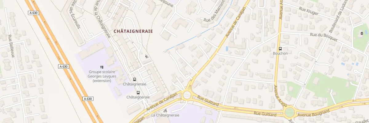Plan du 43 Av de Canéjan à Pessac